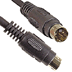 25' Mini-DIN 4 plug to plug S-VHS cable